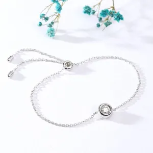 0.5 Ct Diamond Adjustable Bracelet