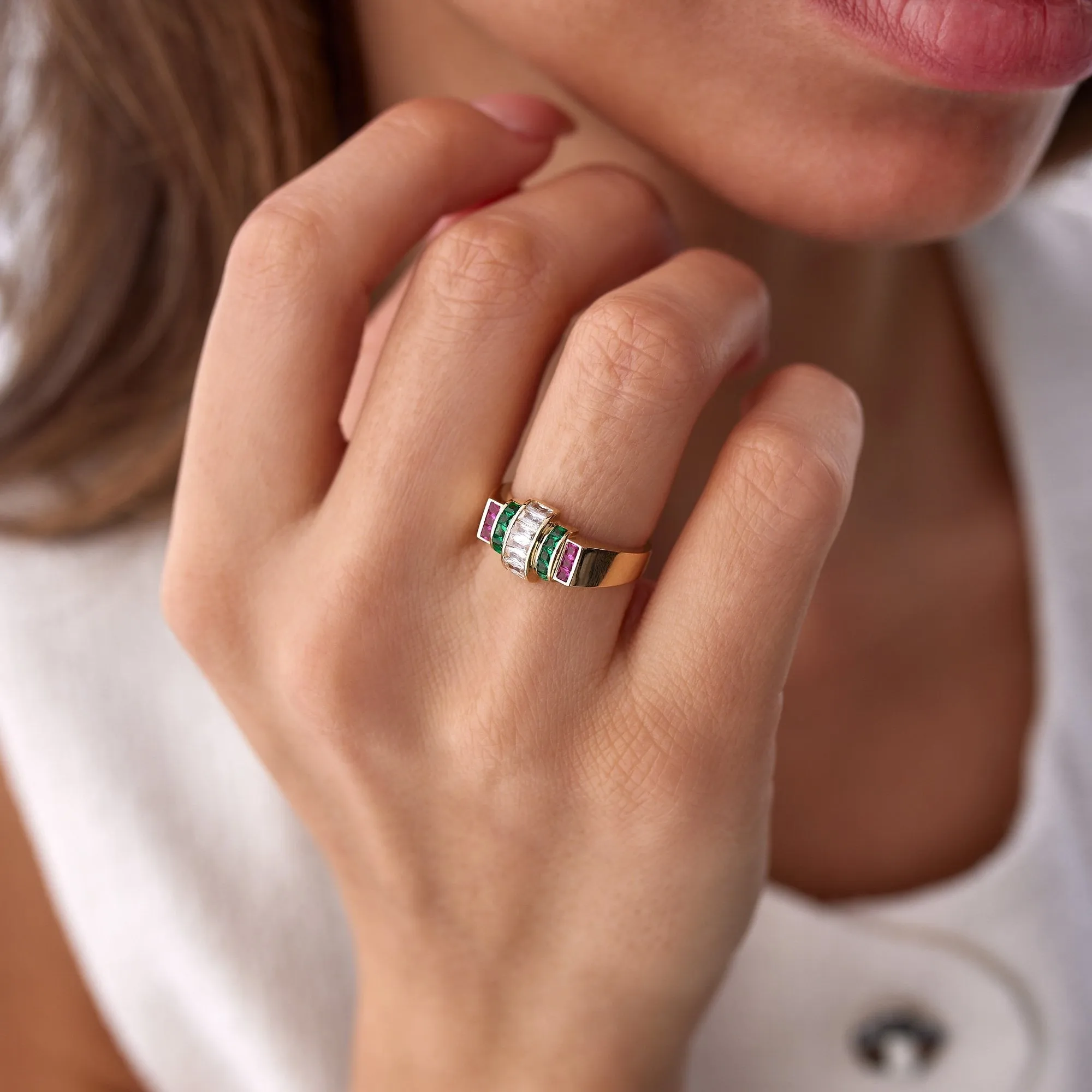 14k Gold Color Ring