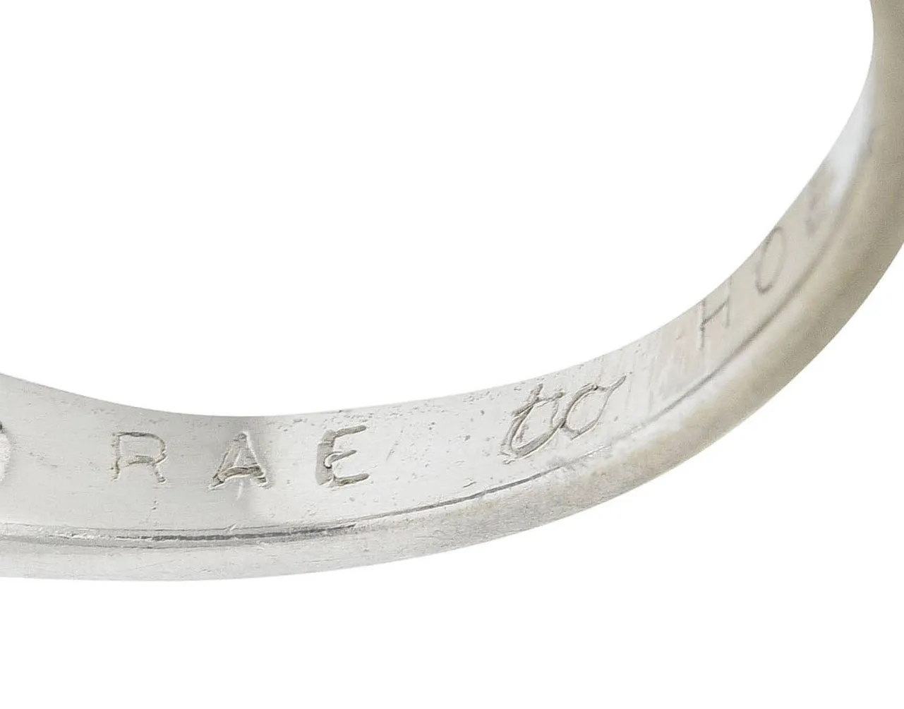 1929 Art Deco 1.00 CTW Diamond 14 Karat White Gold Double Row Band Ring