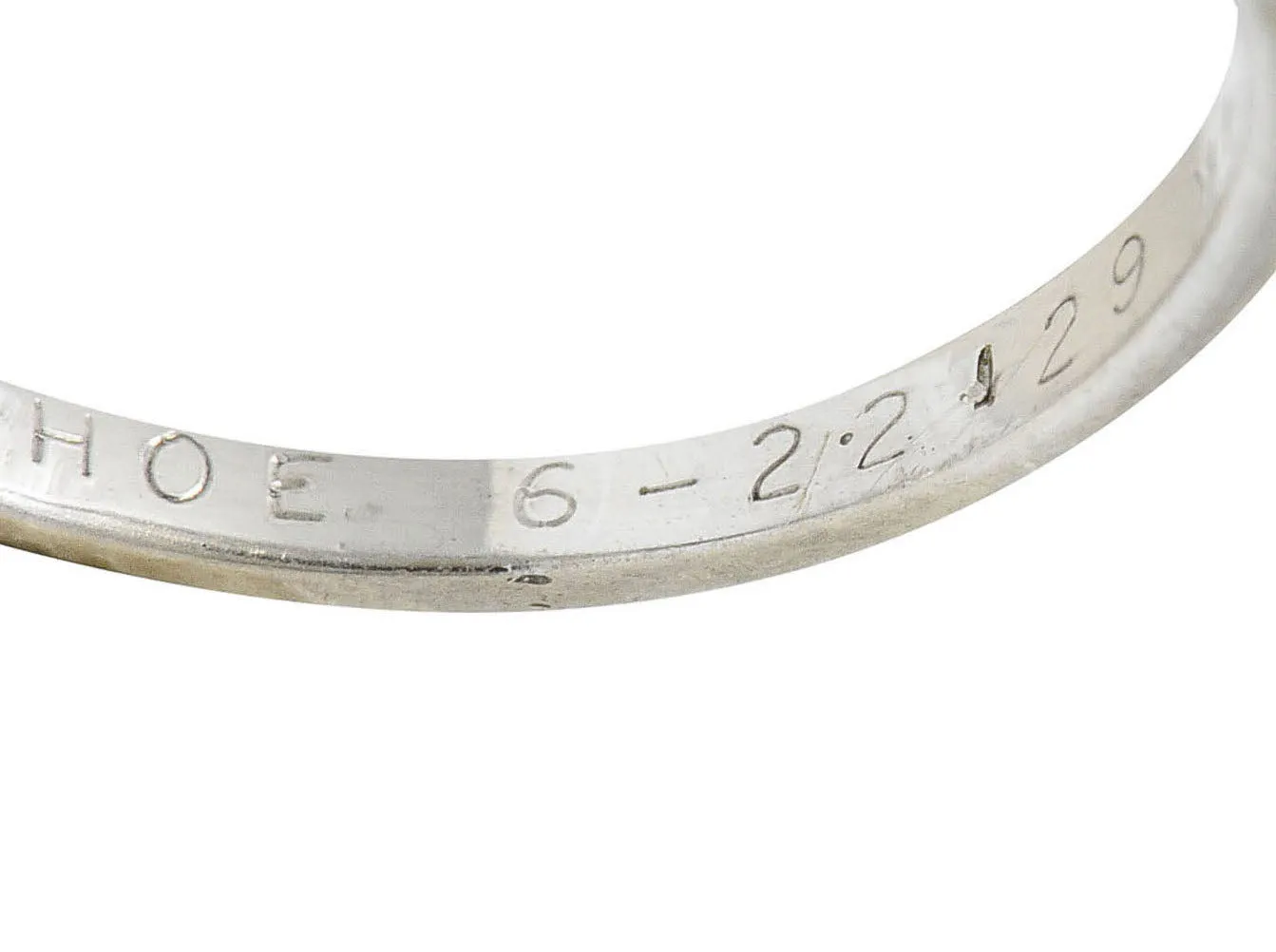1929 Art Deco 1.00 CTW Diamond 14 Karat White Gold Double Row Band Ring