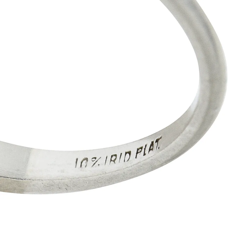 1938 Art Deco Diamond Platinum Anniversary Band Ring