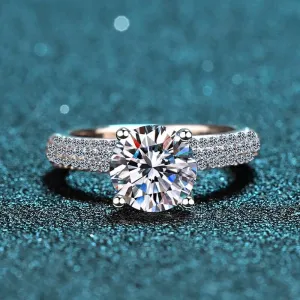 2.0 Ct Round Cut Diamond Engagement Ring