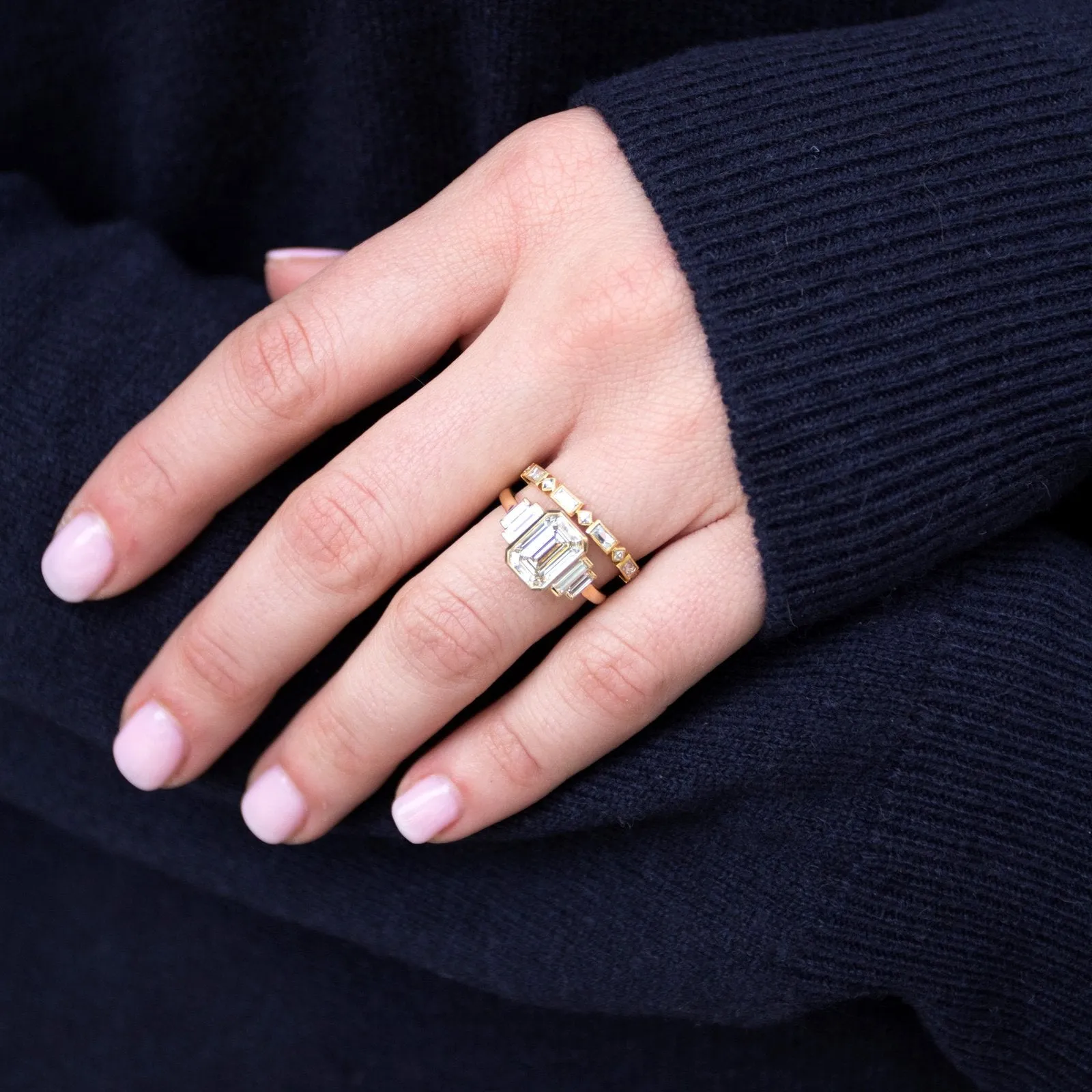 2.21 ct. Art Deco Engagement Ring