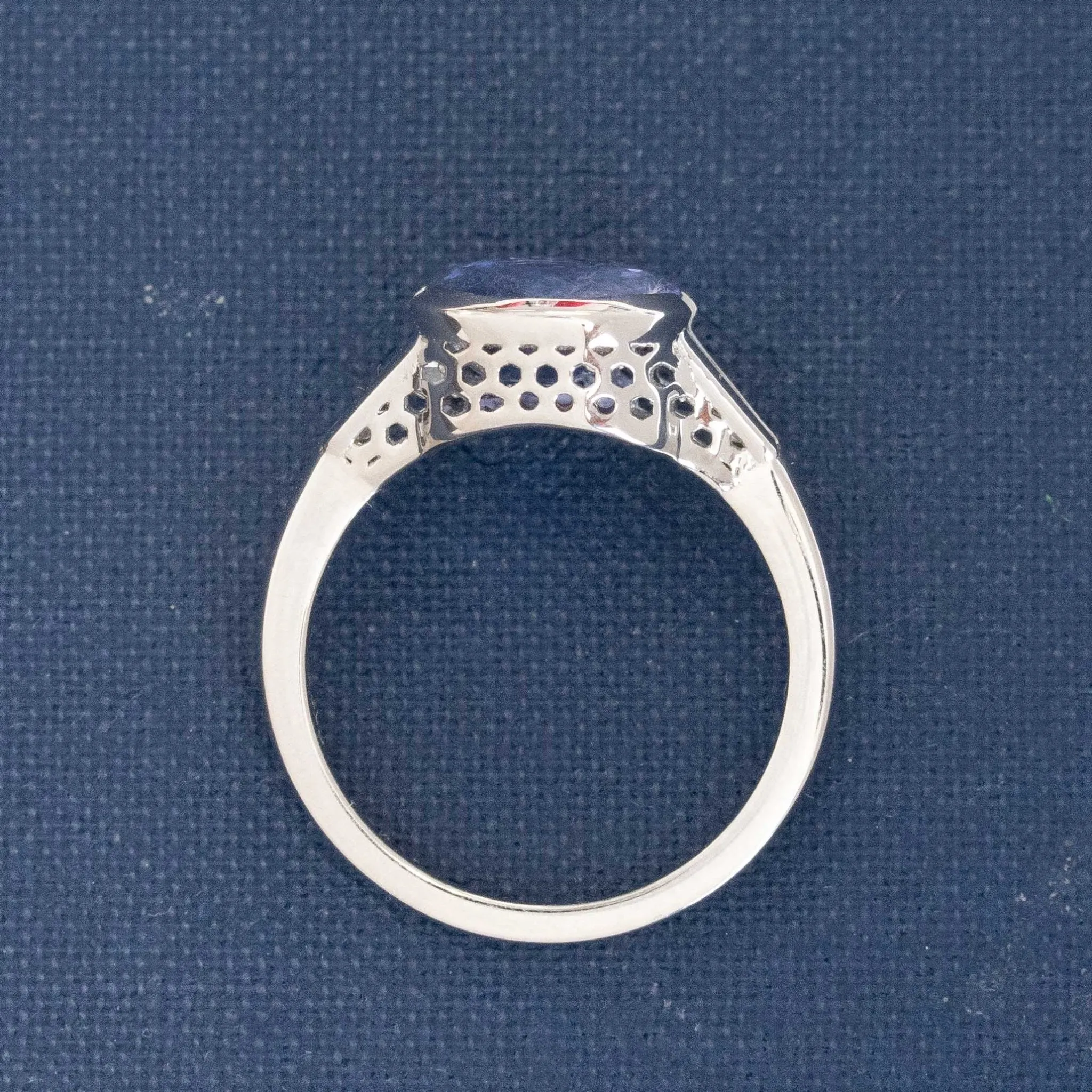 5.42ctw Ceylon No-Heat Sapphire & Diamond Ring