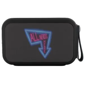 All Nerds Here Neon Logo Bluetooth Speaker