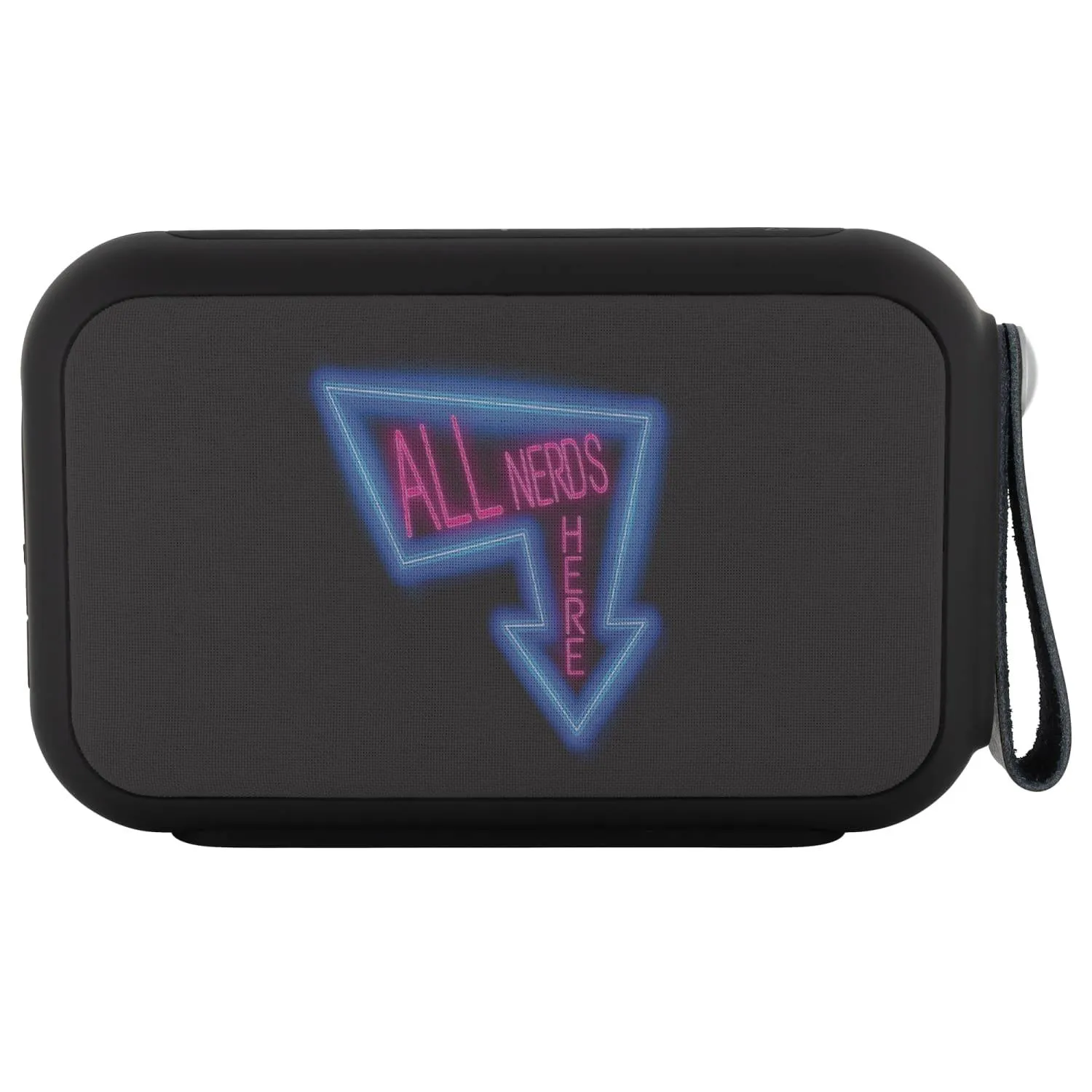 All Nerds Here Neon Logo Bluetooth Speaker