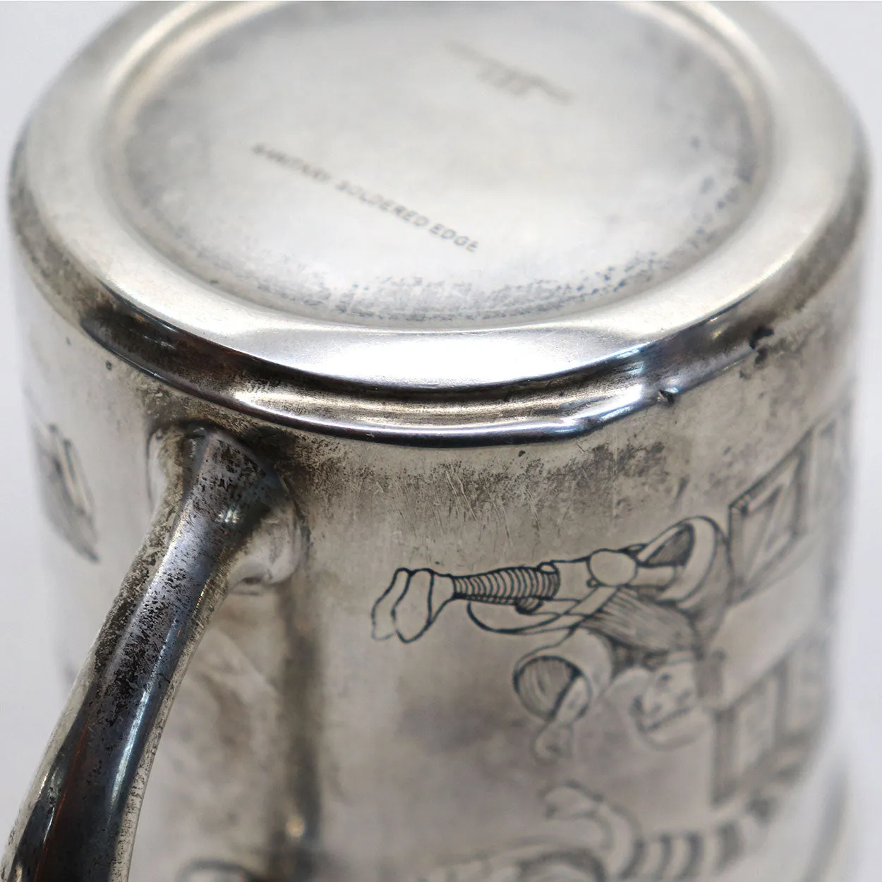 American R. Blackinton & Co. Sterling Silver Engraved Child's Alphabet Mug
