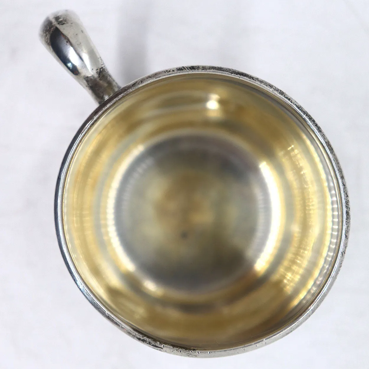 American R. Blackinton & Co. Sterling Silver Engraved Child's Alphabet Mug