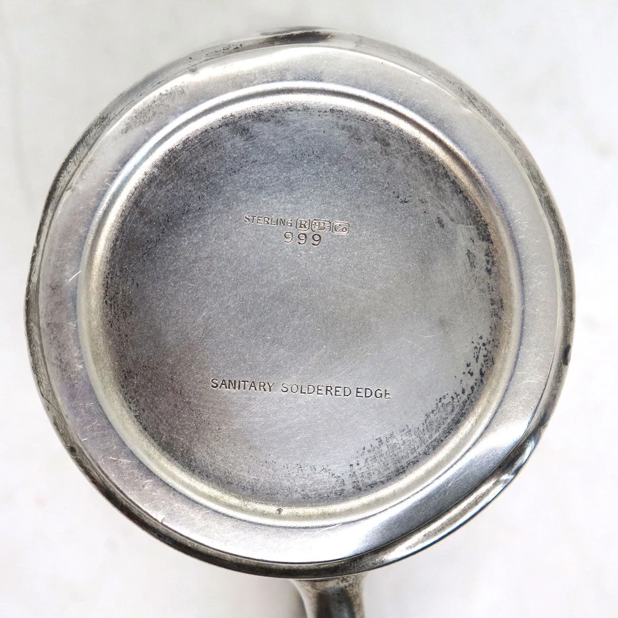 American R. Blackinton & Co. Sterling Silver Engraved Child's Alphabet Mug