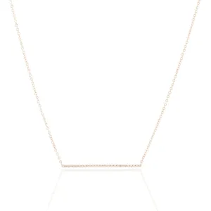 Angela Diamond Bar Necklace