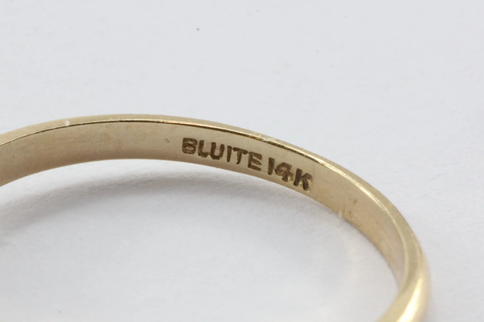 Antique Art Deco 14K Gold Ruby Ring