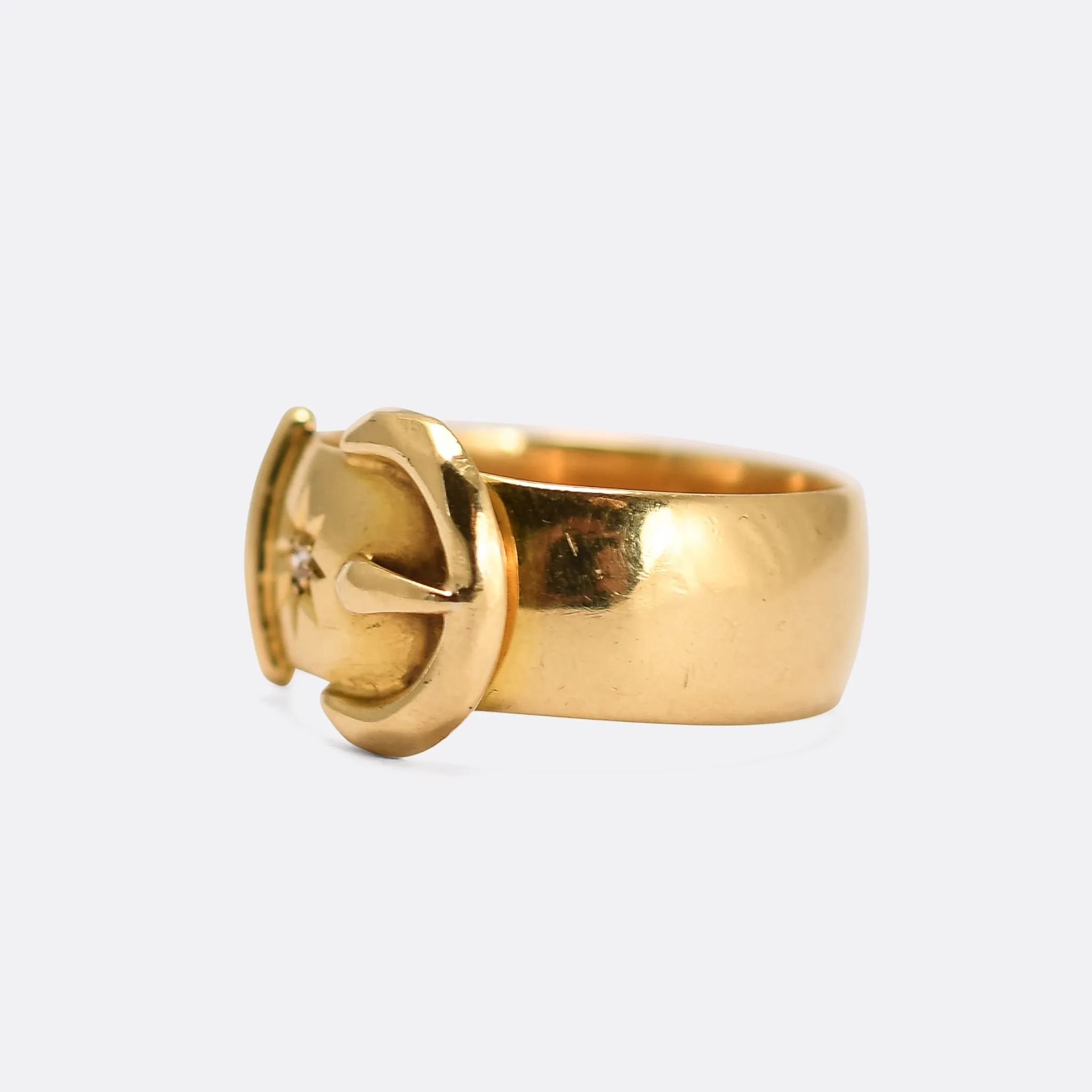Antique Diamond Buckle Ring