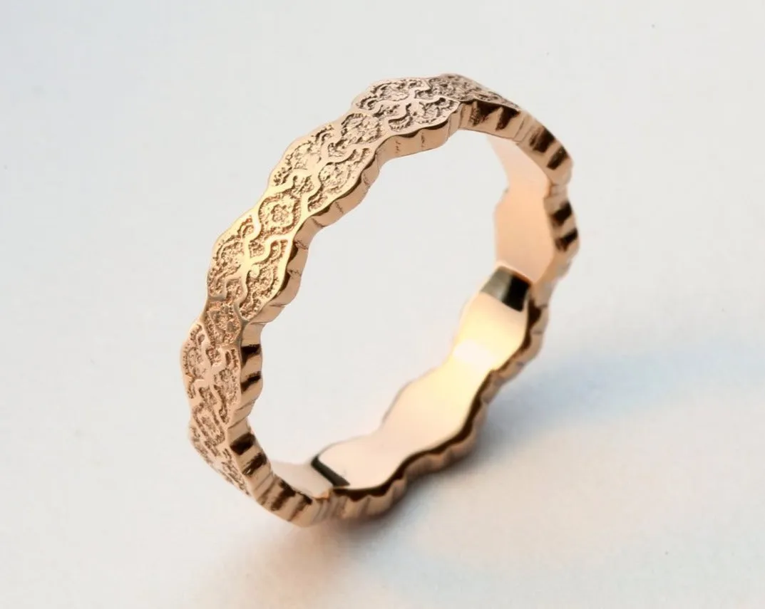 Aria Lace Wedding Ring