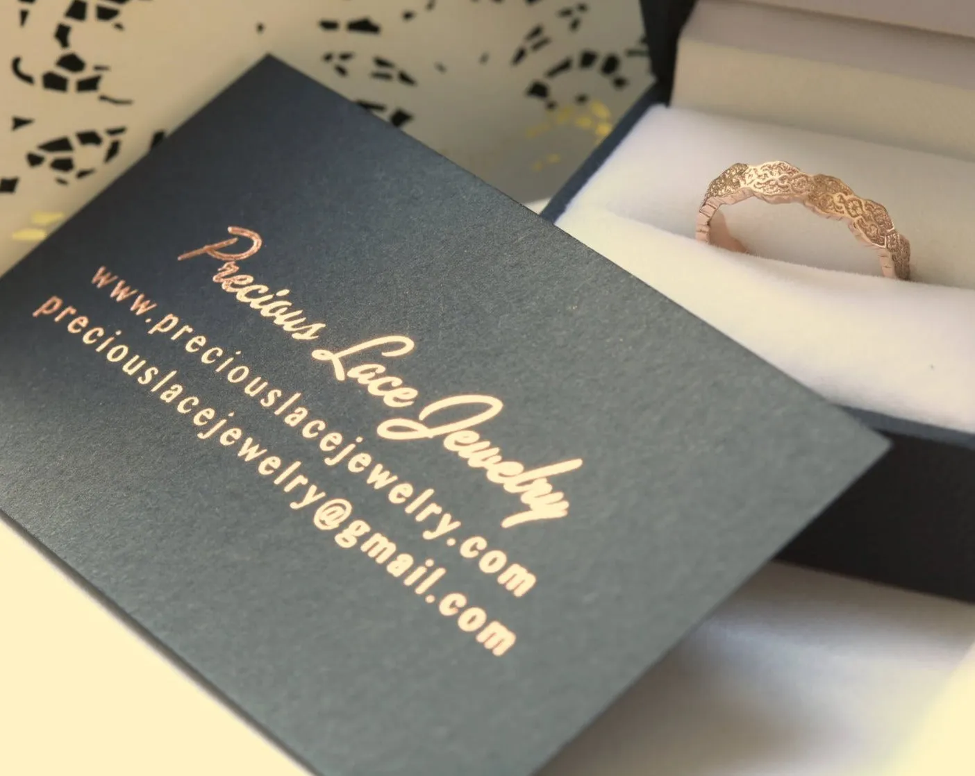 Aria Lace Wedding Ring