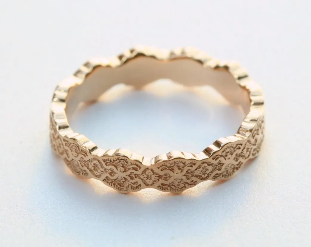 Aria Lace Wedding Ring
