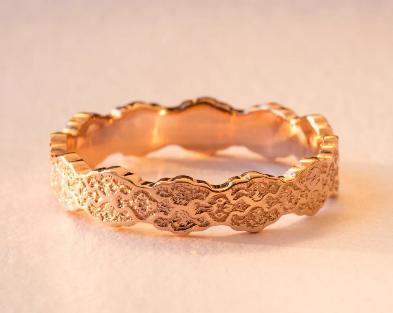 Aria Lace Wedding Ring