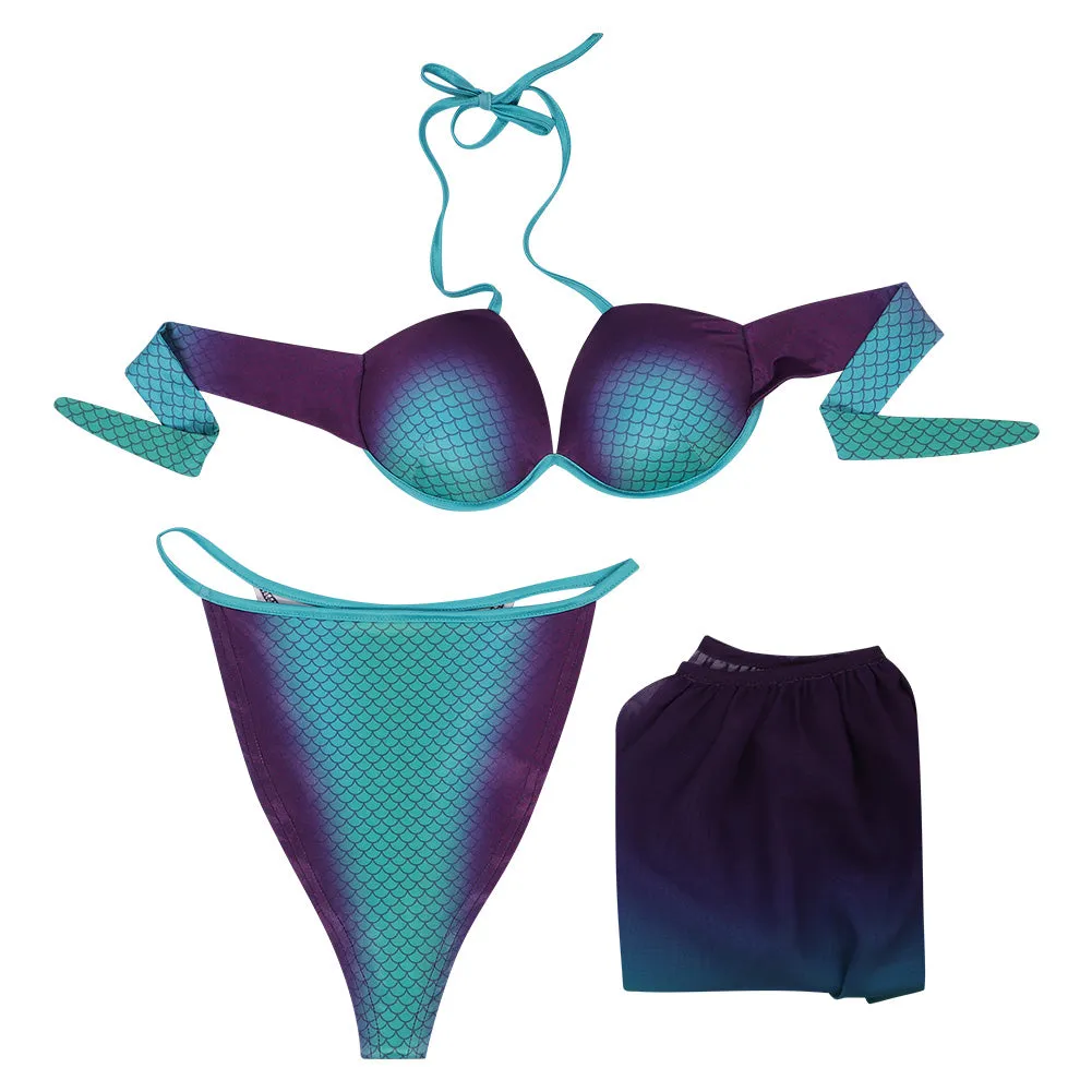 Ariel Swimsuit The Little Mermaid Cosplay Costume Outfits Halloween Carnival Party Disguise Suit