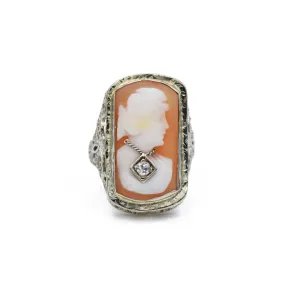 Art Deco Cameo Ring