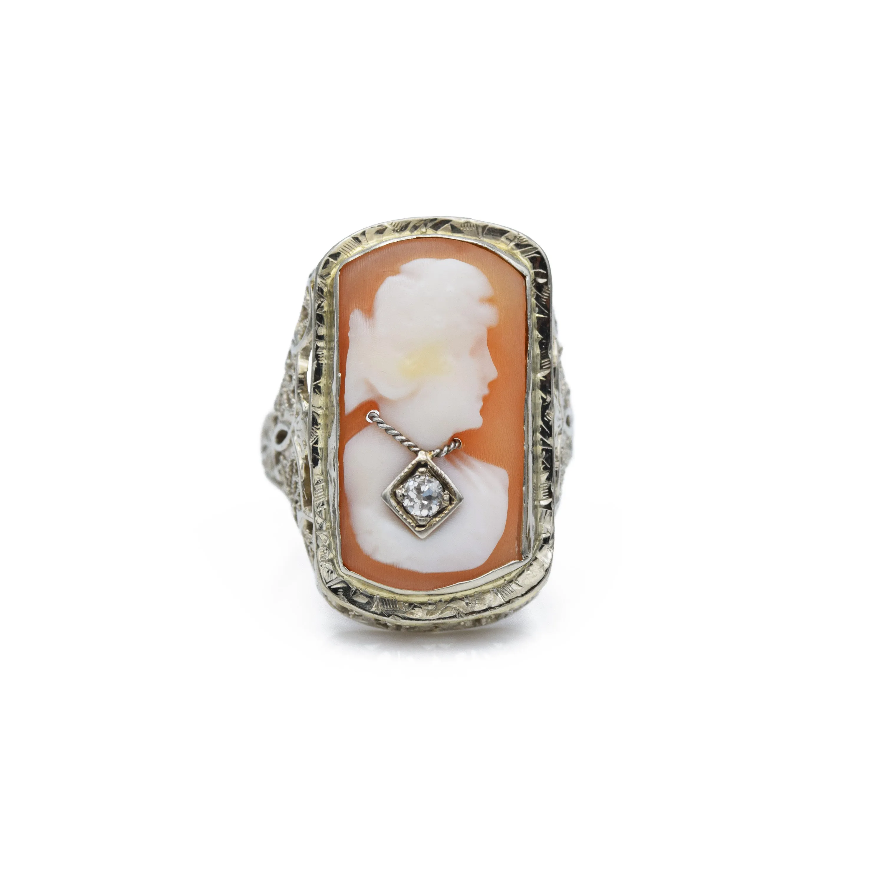 Art Deco Cameo Ring