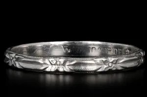 Art Deco Platinum Band