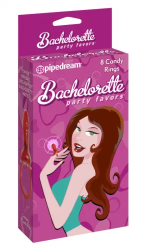 Bachelorette Party Favors 8 Candy Rings