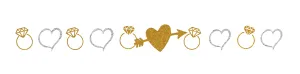 Bachelorette Party: Rings and Hearts Bracelet