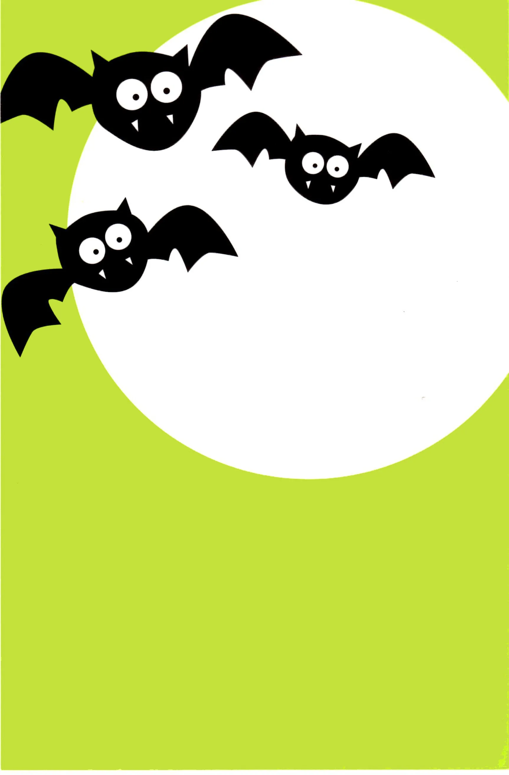 BATS GLOW - BLANK STOCK INVITATION