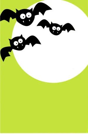 BATS GLOW - BLANK STOCK INVITATION