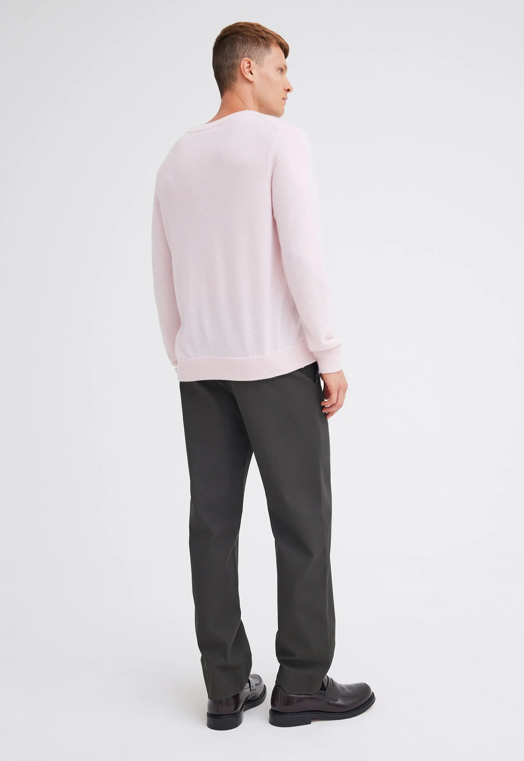 Beckham Cashmere Sweater - TI Pink
