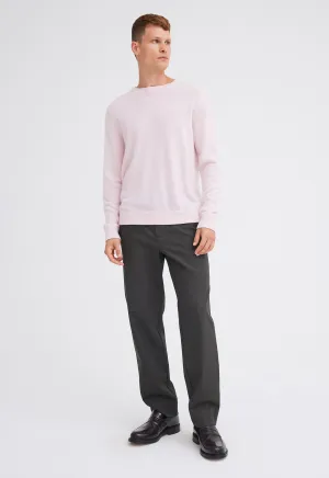 Beckham Cashmere Sweater - TI Pink
