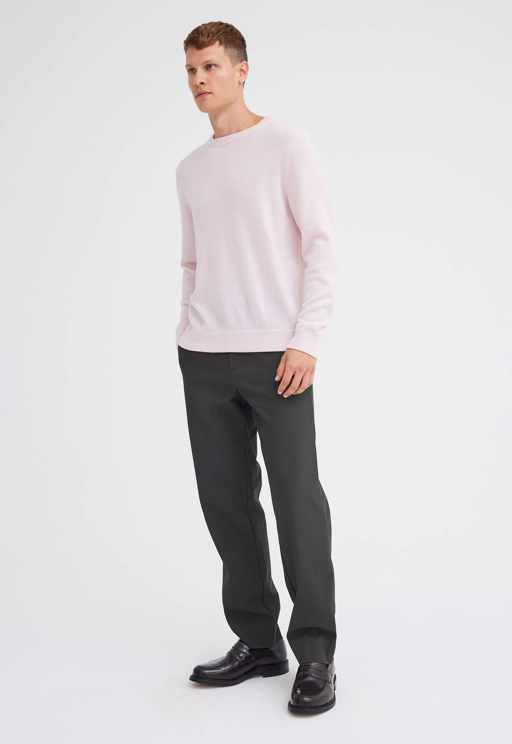 Beckham Cashmere Sweater - TI Pink