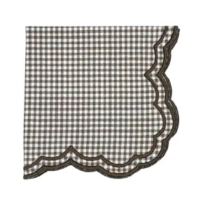 Bettina Napkin - Cocoa Gingham (Set of 4)