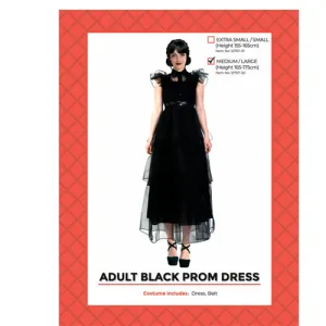 Black Prom Dress - Adult