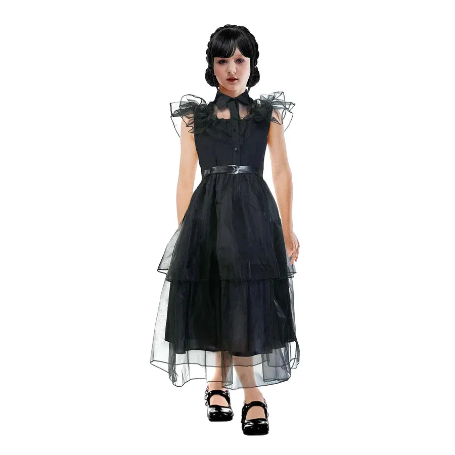 Black Prom Dress (Wednesday Addams)- Children