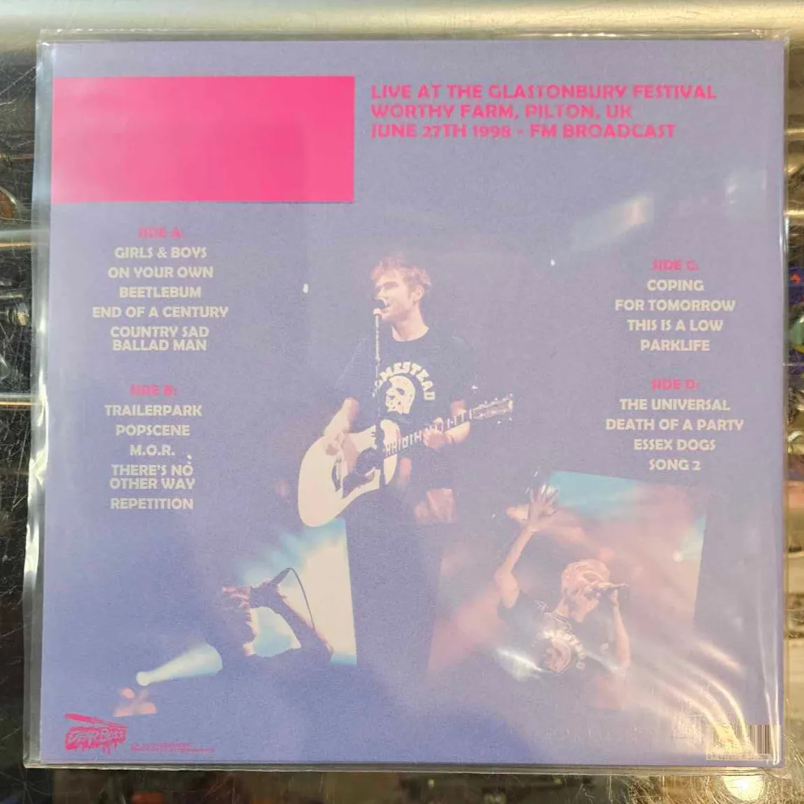 BLUR - CAUGHT UP IN THE CENTURY'S ANXIETY (COLOR VINYL ) 2x LP **Unofficial Release**