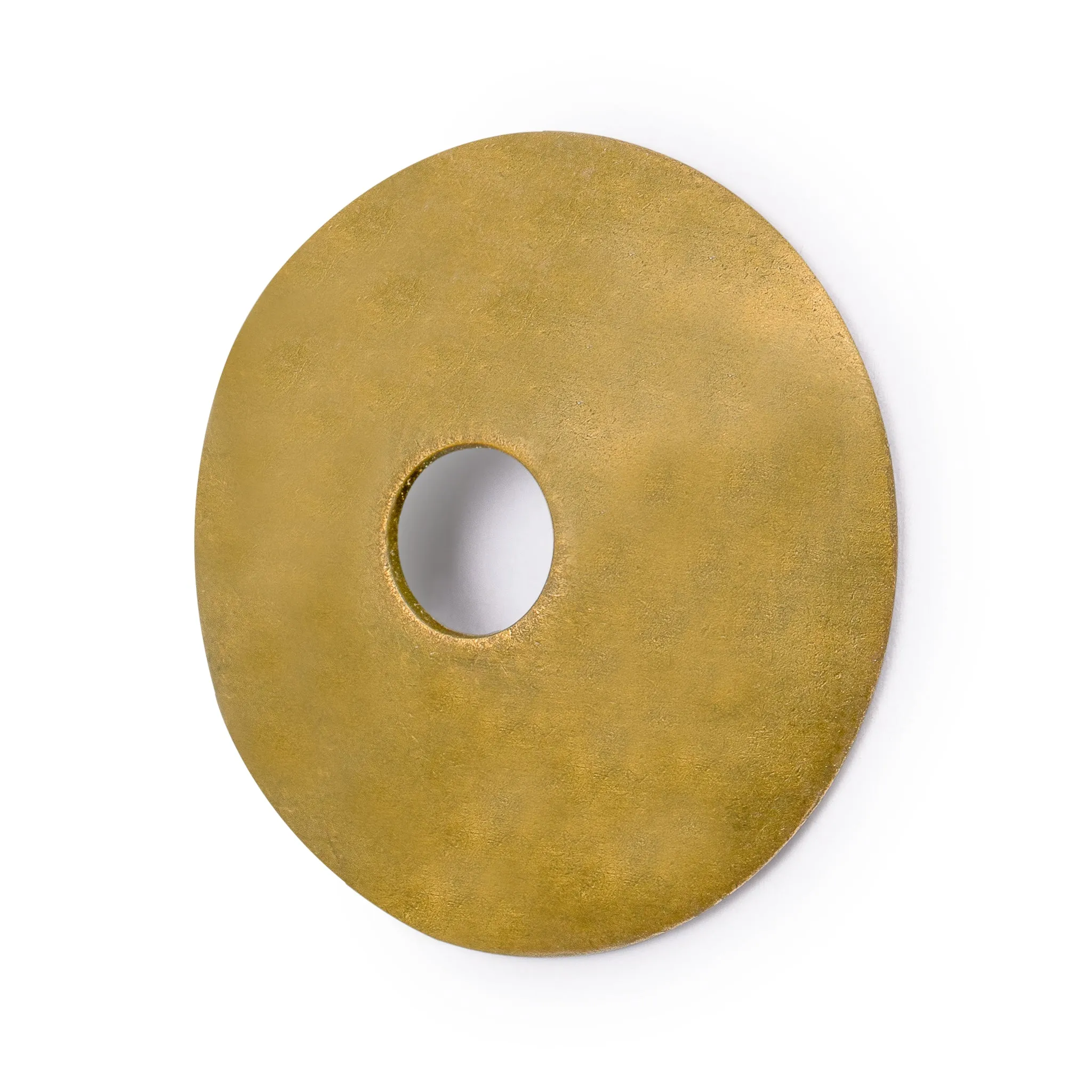 Brass Convex Round Washers 1.2" - Set of 10