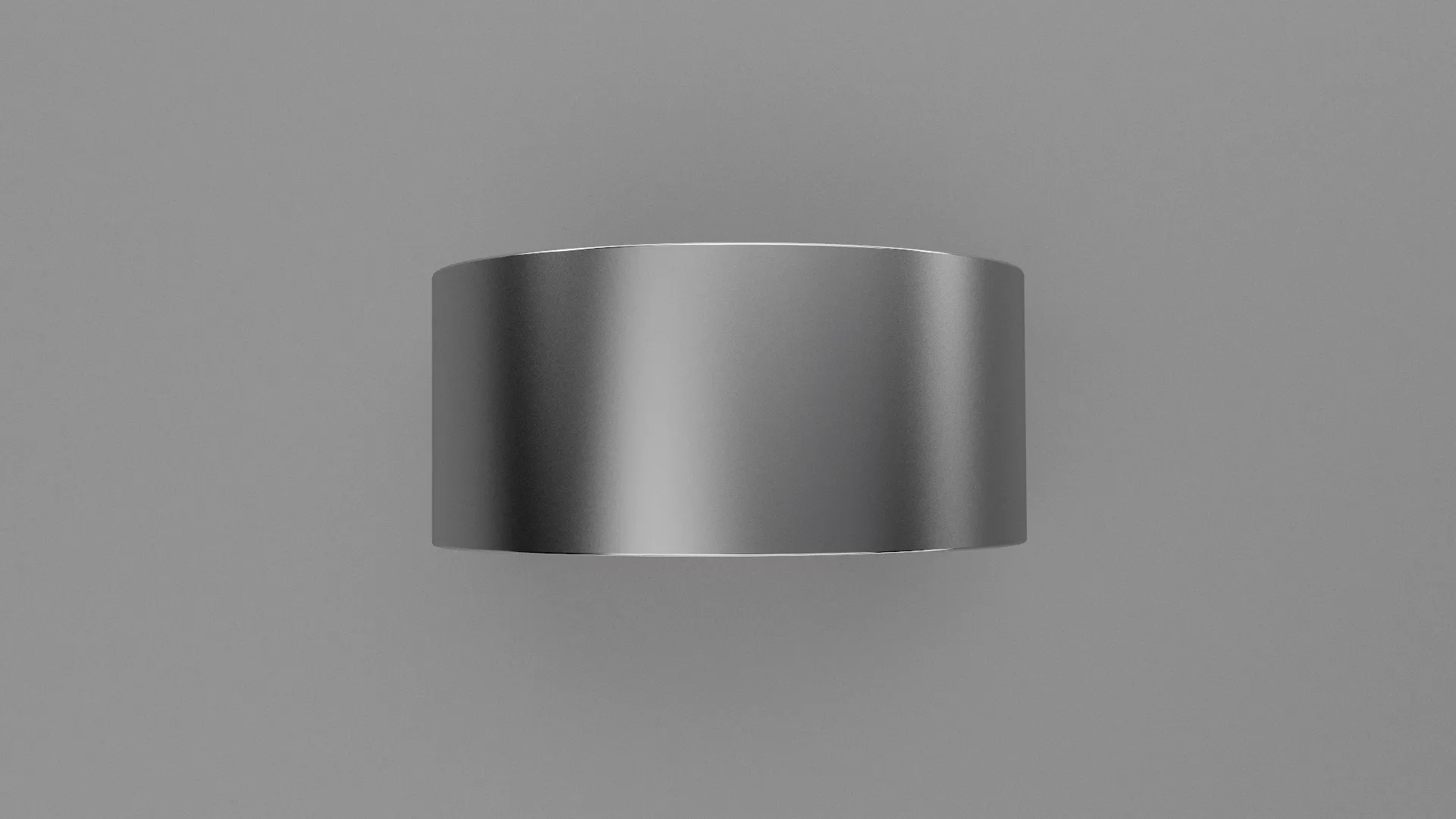 Brushed Sterling Silver 10mm Flat Wedding Band