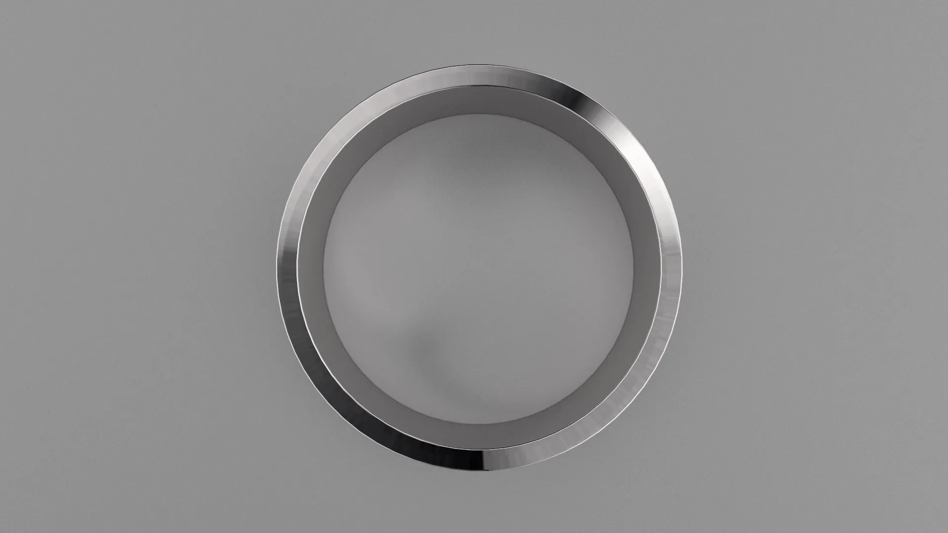 Brushed Sterling Silver 10mm Flat Wedding Band