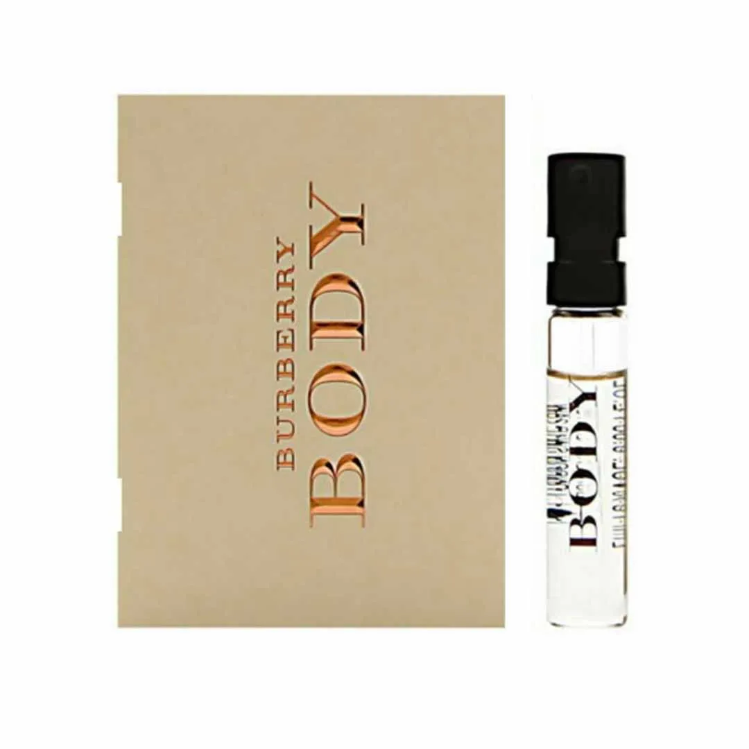 Burberry Body Eau De Parfum Vial 2ml Pack Of 2
