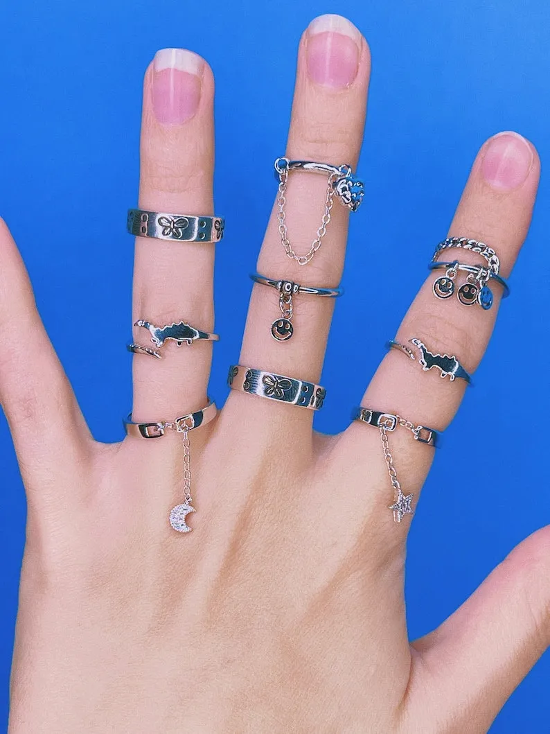 Butterfly Band Ring