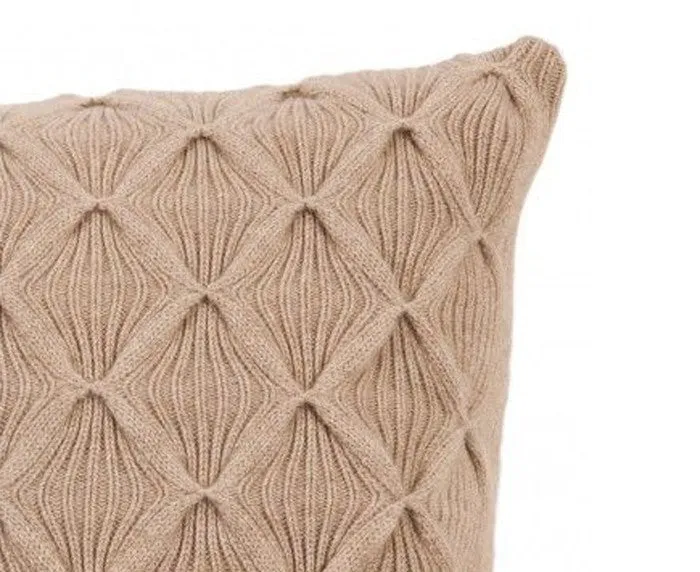 Cashmere Como Pillow - Taupe