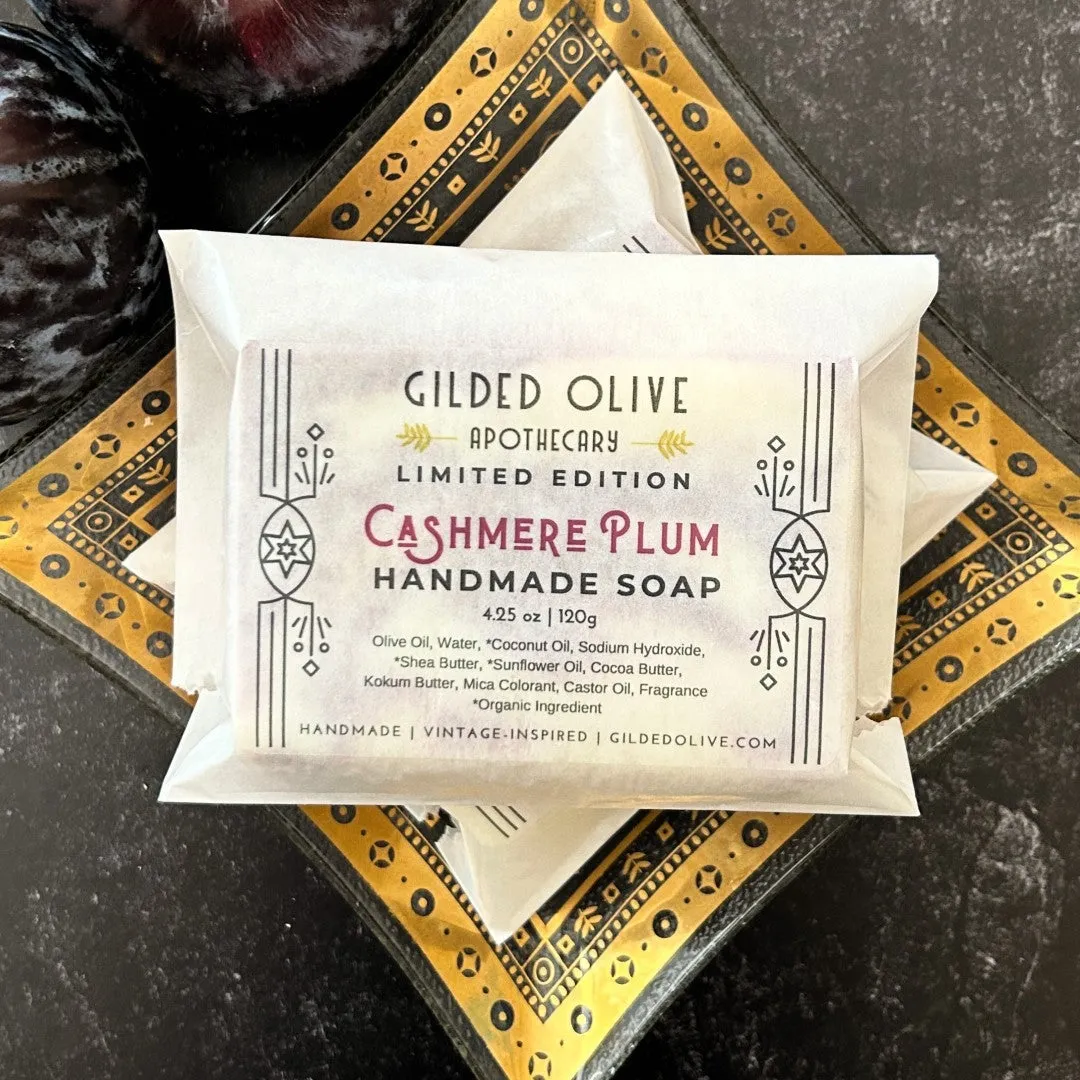 Cashmere Plum Handmade Soap