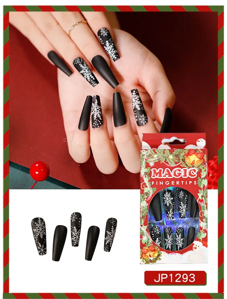 Christmas Coffin Snow In Dark Matte