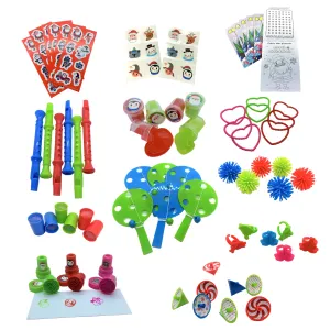 Christmas Holiday Novelty Bundle, Christmas Party Favors, Stocking Stuffers, 72 Pcs