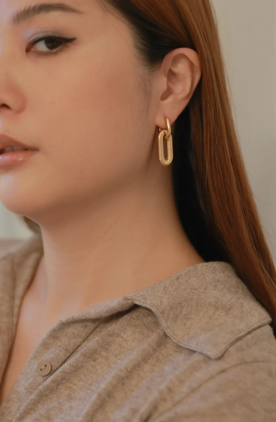 Chunky Link Chain Earrings