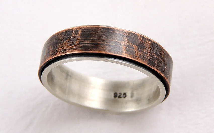 Copper Wedding Ring Band - 5mm to 10mm