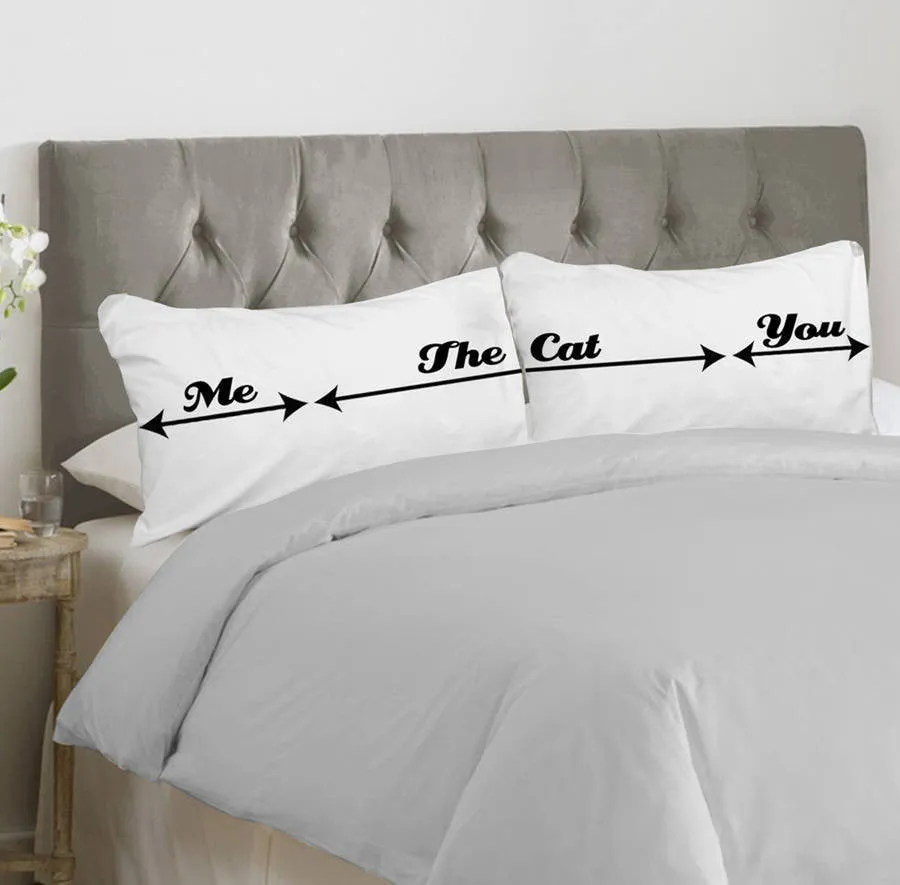 Crazy cat lady pillowcase for animal lovers