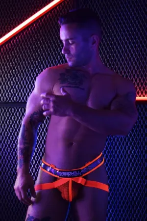 CROSSOVER REFLECTOR JOCK - NEON ORANGE