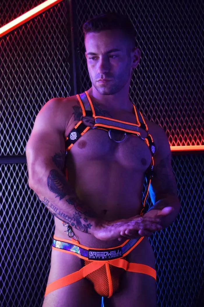CROSSOVER REFLECTOR JOCK - NEON ORANGE