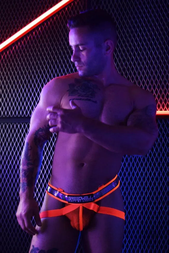CROSSOVER REFLECTOR JOCK - NEON ORANGE